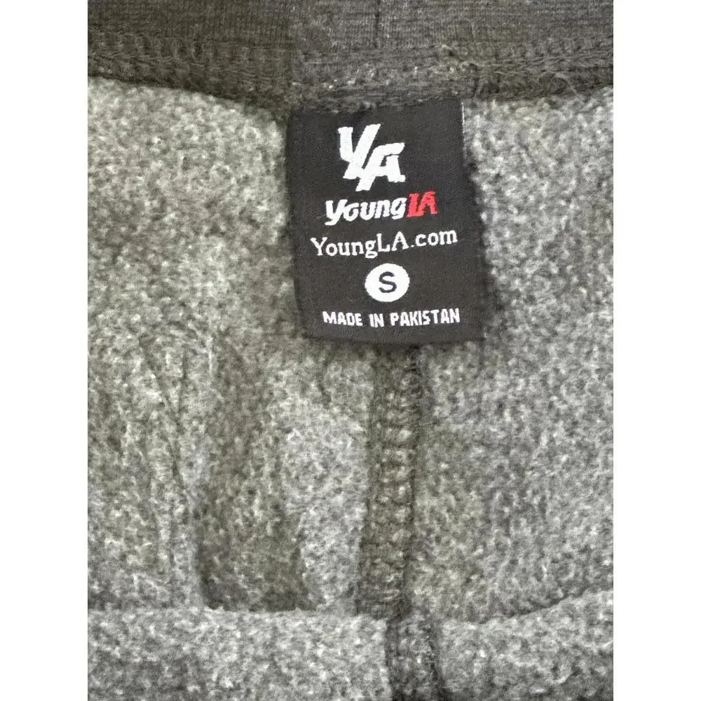 YoungLA Men's Jogger Pants - Comfortable Fleece Sweatpants - Picture 2 of 4